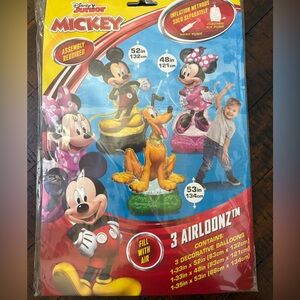 Disney Mickey and Friends AirLoonz Balloon Set - Red, Yellow, Black